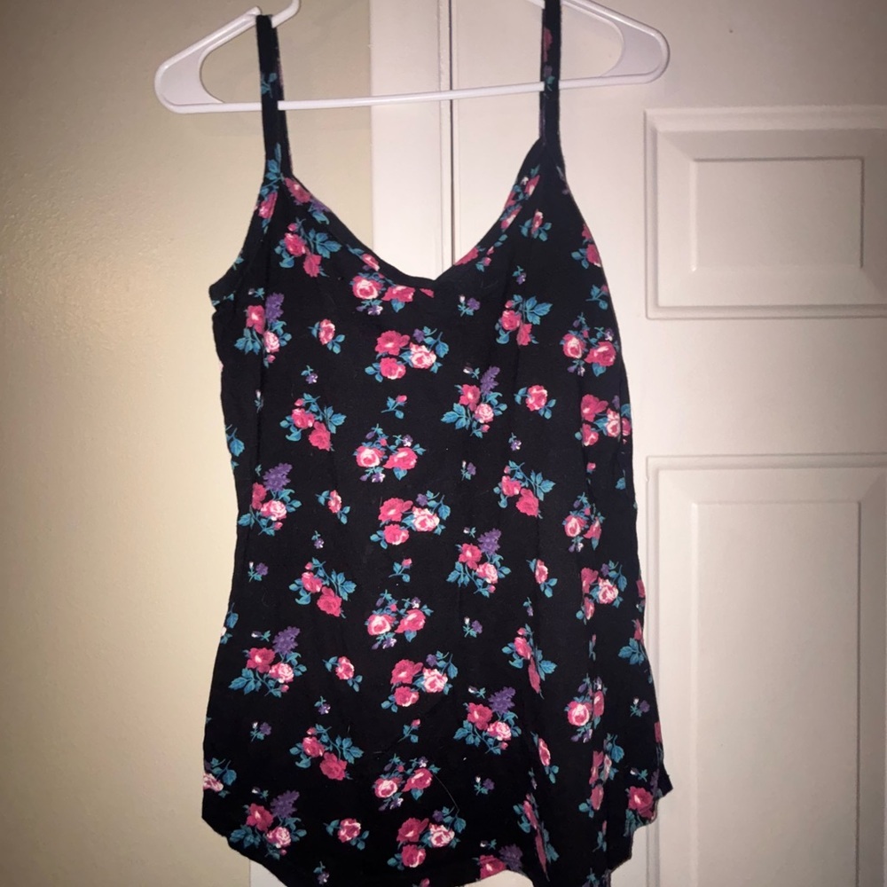 OP Black Floral Camisole